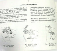 Singer Model 319 319K Sewing Machine Instruction Manual Vintage Original 1956 - The Old Singer Shop