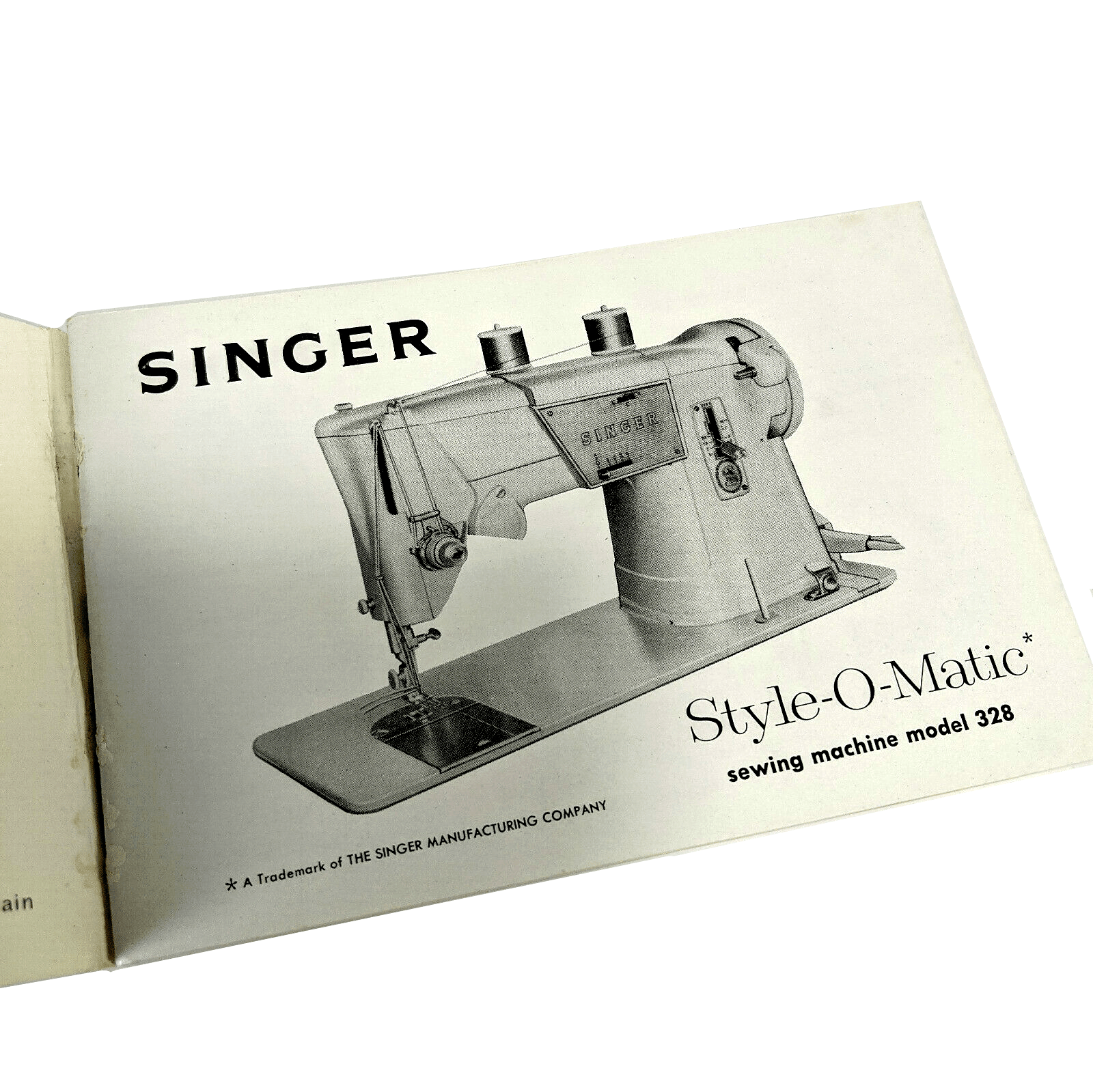 Singer 328 Style - O - Matic Sewing Machine Instruction Manual Vintage Original 1962 - The Old Singer Shop