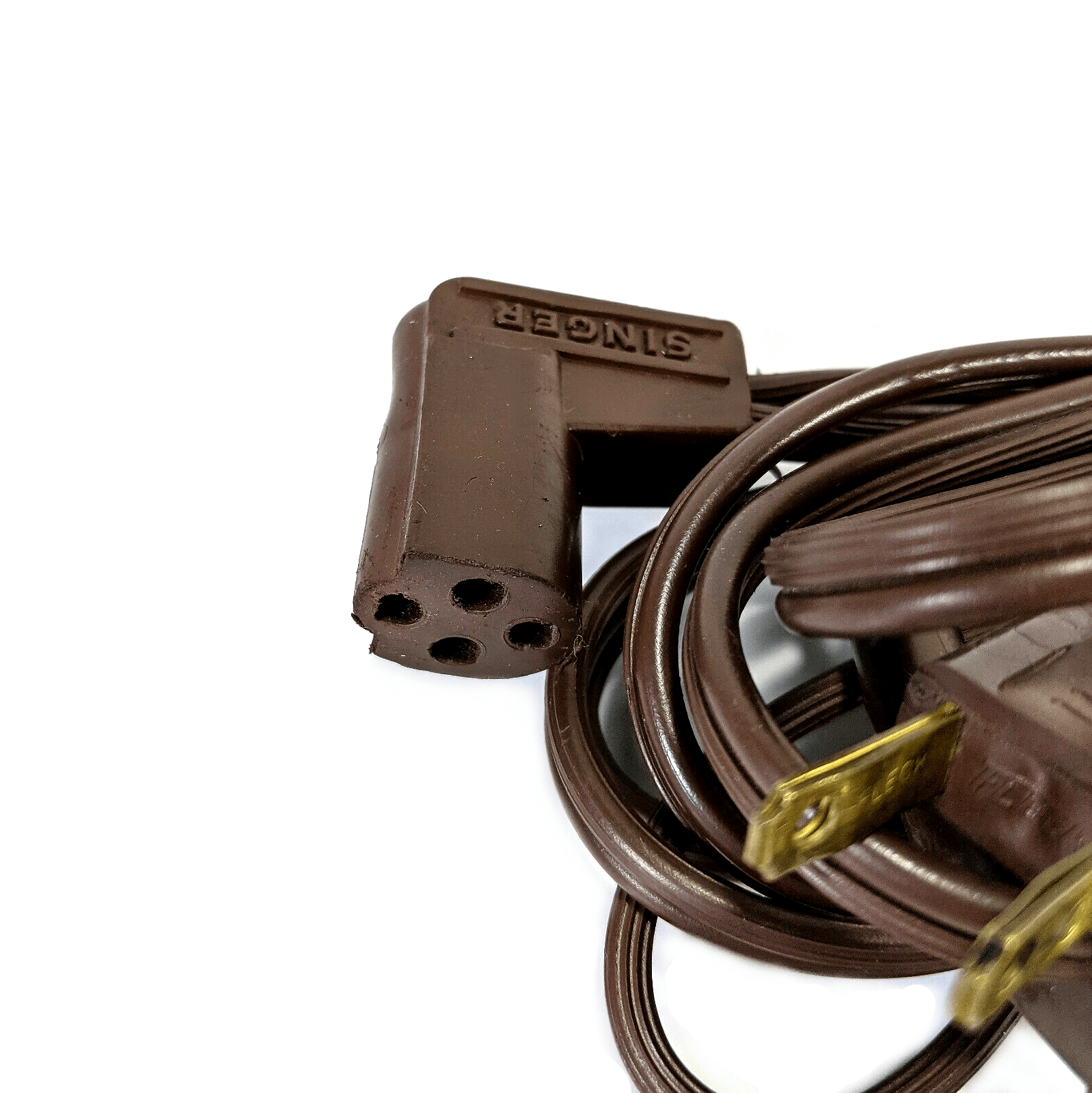 Original Singer 500 503 600 Series Sewing Machine Double Lead Pedal Power Cord 4 Pin - The Old Singer Shop