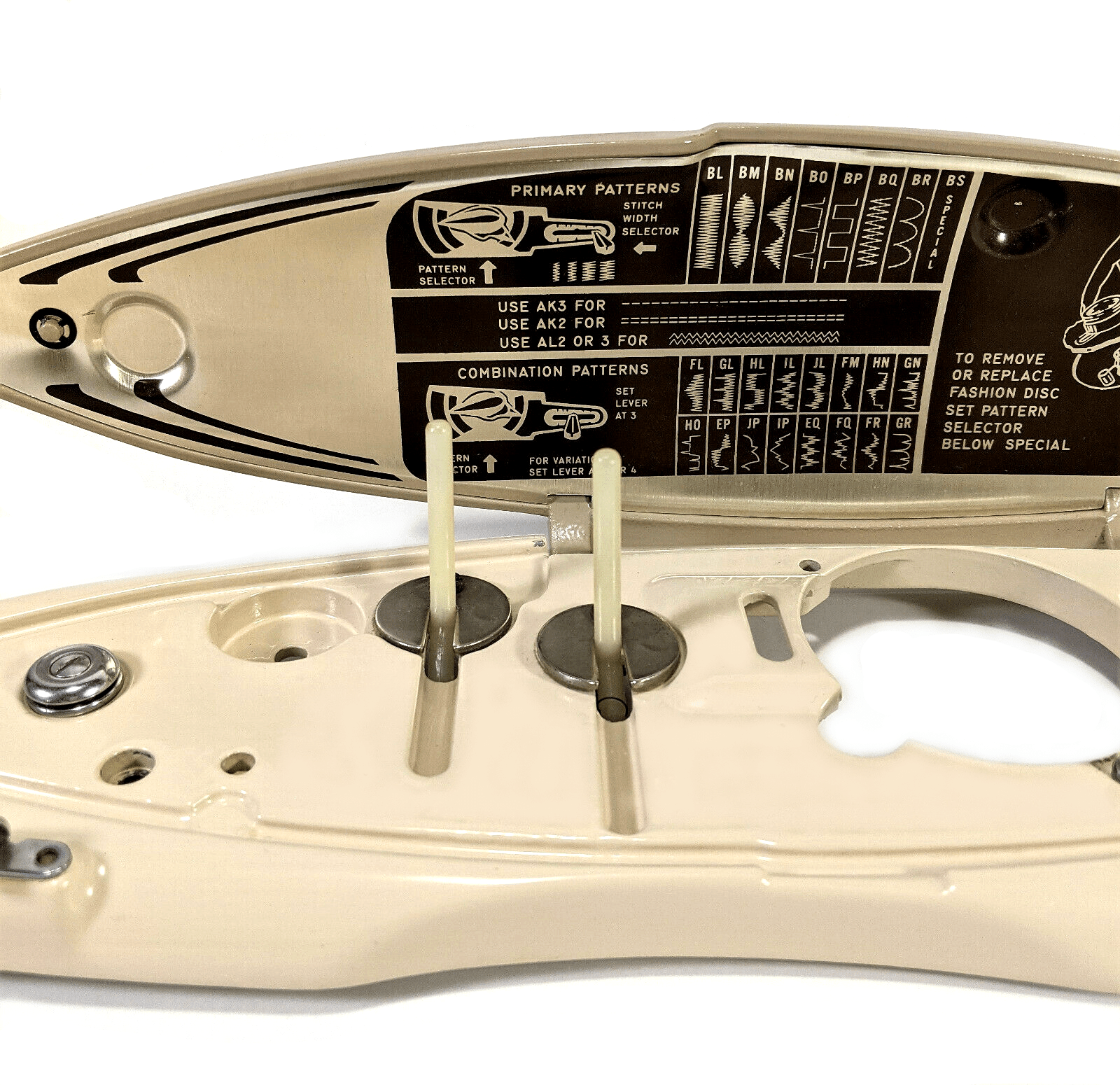 Singer 500 500A Rocketeer Sewing Machine Flip Up Top Cover Lid Simanco 172508 - The Old Singer Shop