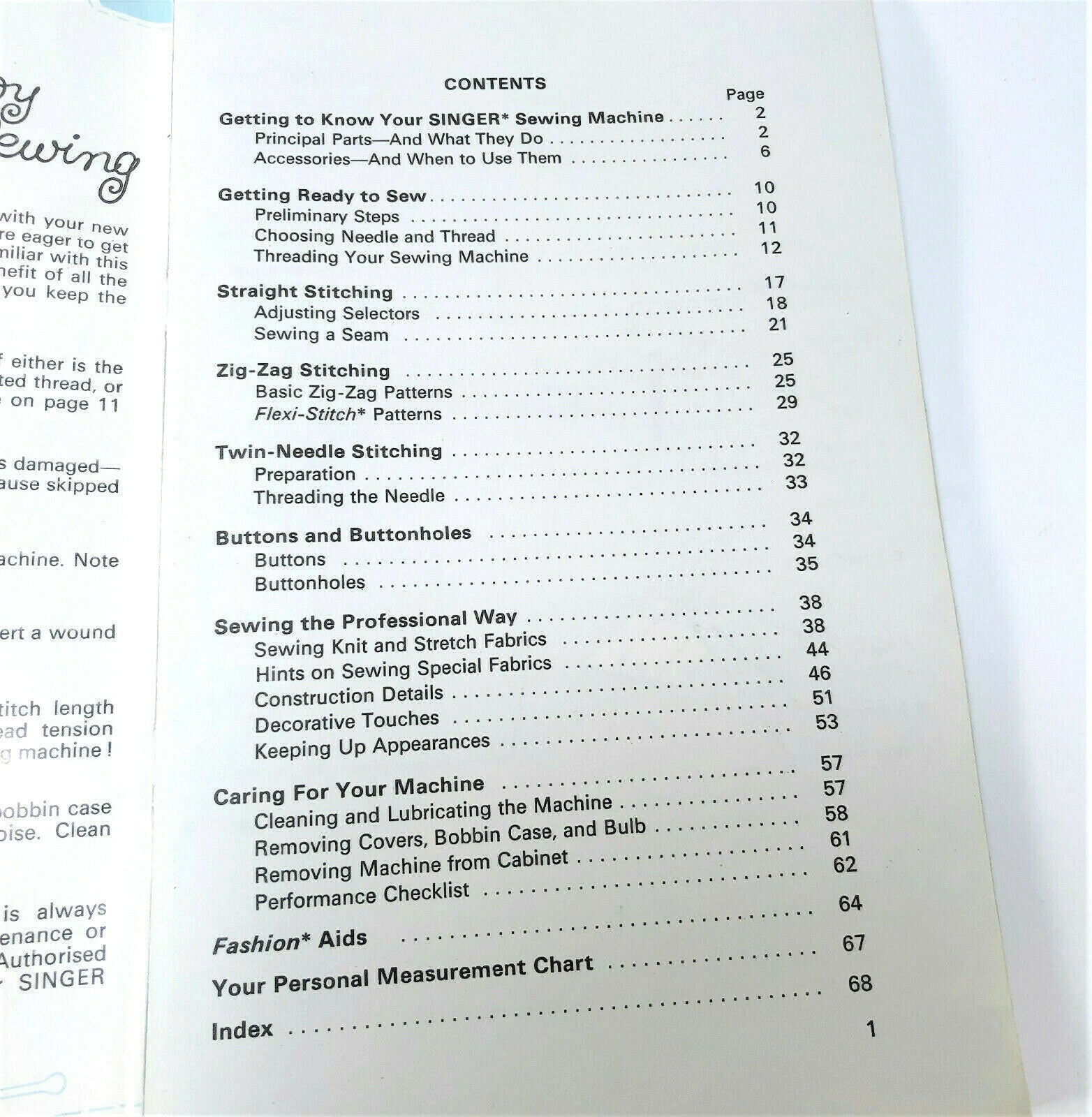 Singer 514 Stylist Sewing Machine Instruction Manual Original 1972 - The Old Singer Shop