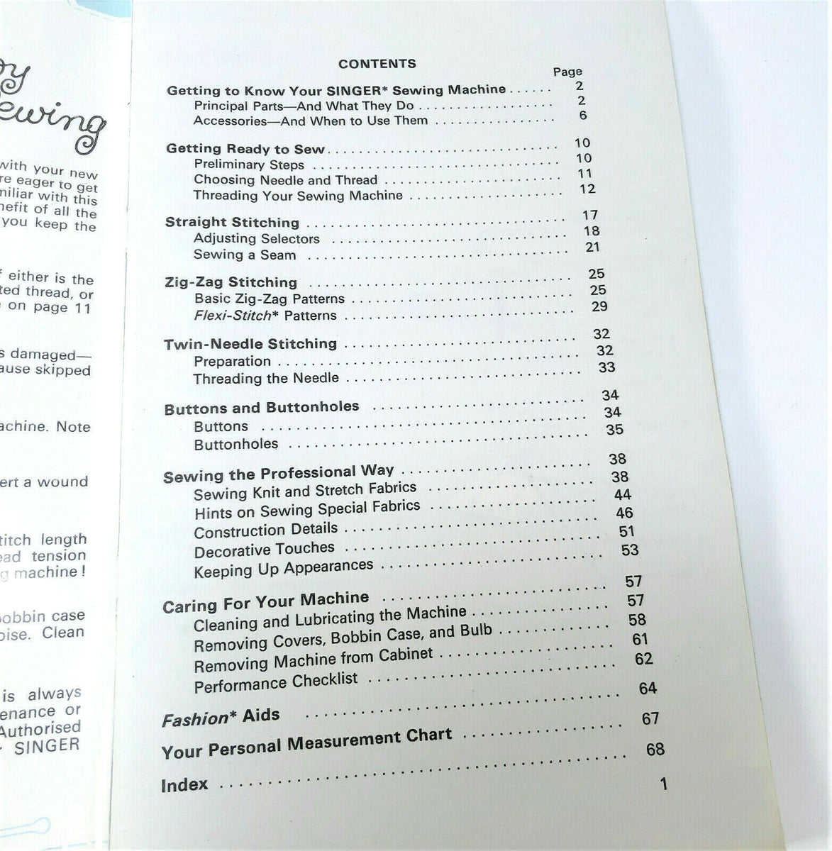 Singer 514 Stylist Sewing Machine Instruction Manual Original 1972 The Old Singer Shop