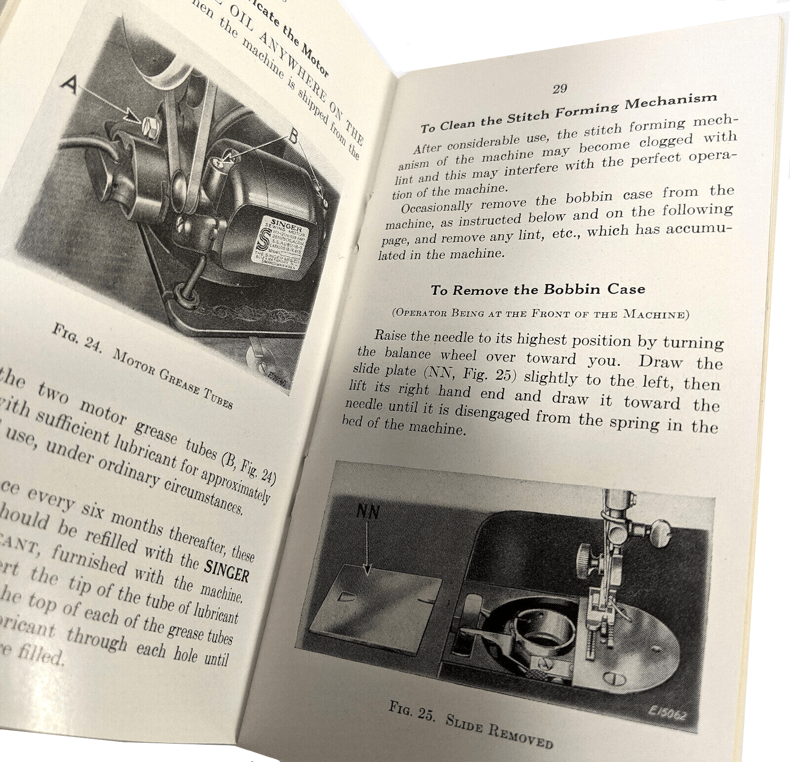 Singer 66 - 16 Sewing Machine Instruction Manual Vintage Original 1950 - The Old Singer Shop