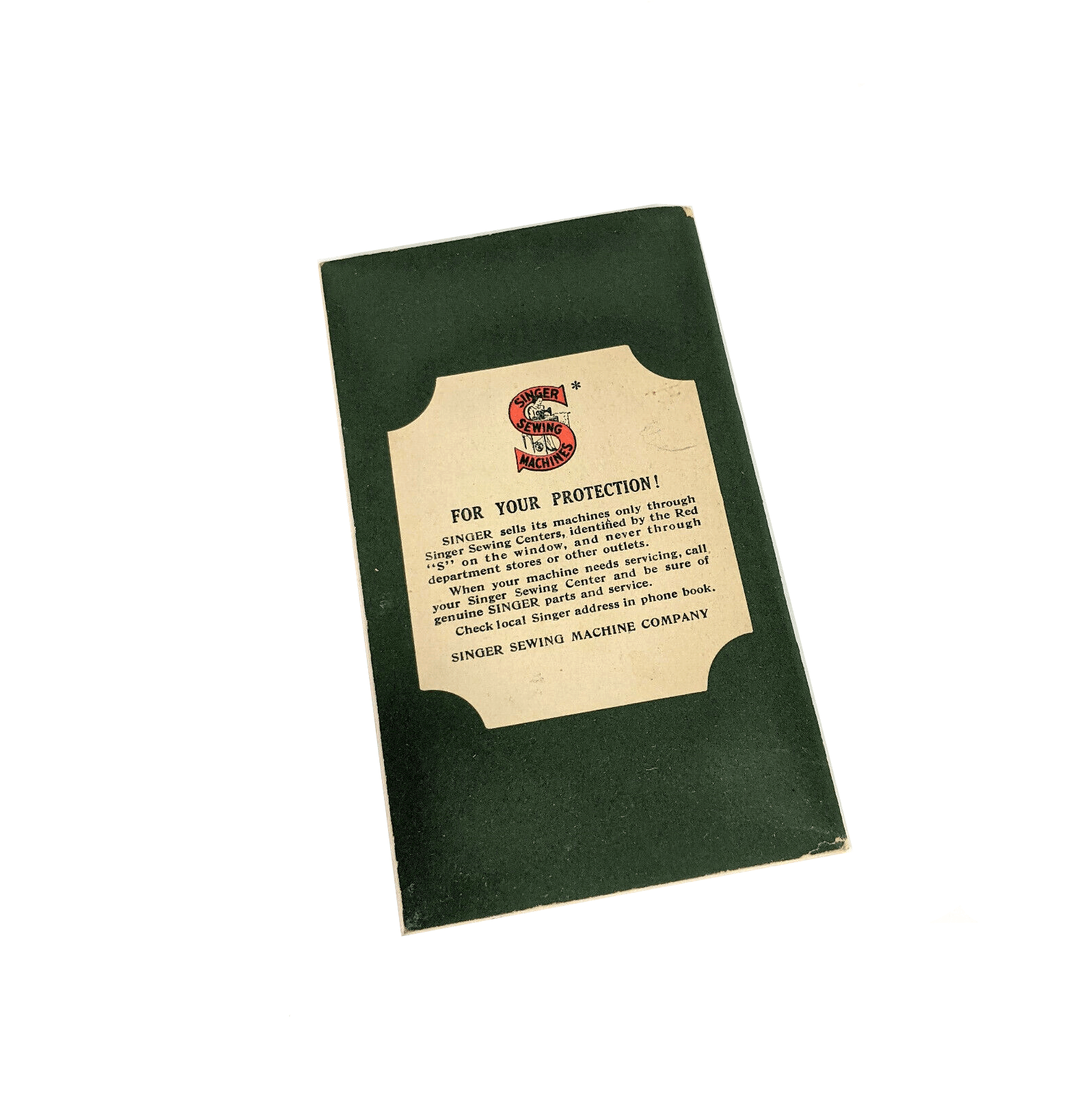 Singer 66 - 16 Sewing Machine Instruction Manual Vintage Original 1950 - The Old Singer Shop