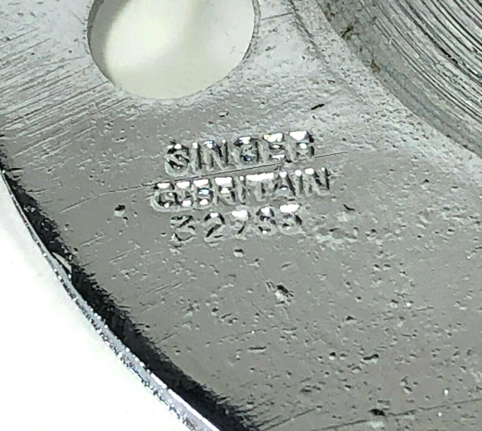 Singer 66 99 Sewing Machine Graduated Throat Needle Plate Simanco 32783 - The Old Singer Shop