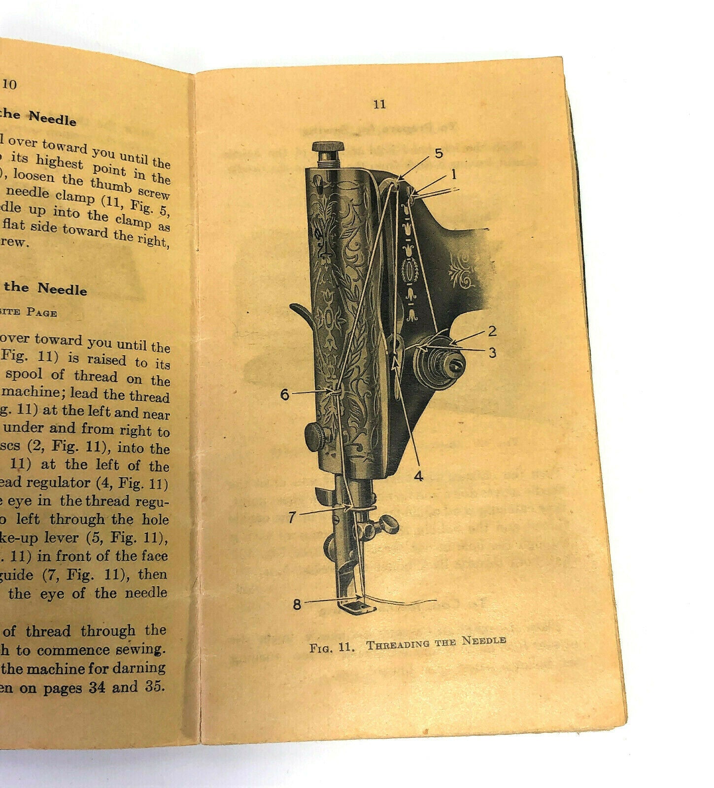 Singer 66 - 1 Red Eye Treadle Sewing Machine Instruction Manual Vintage Original 1915 - The Old Singer Shop