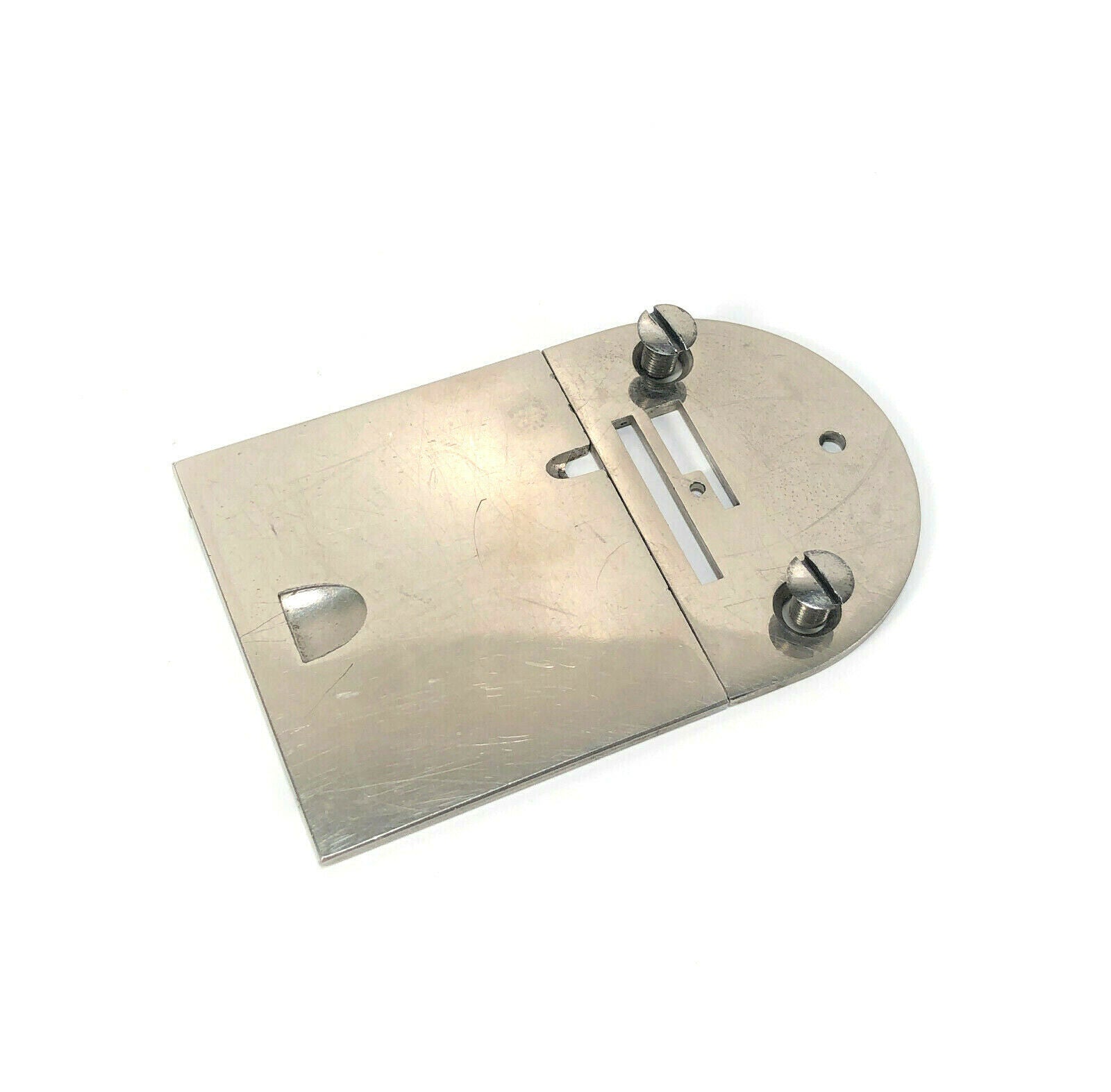 Singer 66 99 Sewing Machine Throat Needle and Slide Plate Set in Nickel Simanco 32602 32569 - The Old Singer Shop