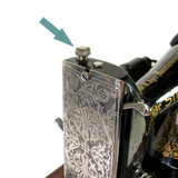 Singer 99 99K Sewing Machine Presser Bar Pressure Tension Regulating Thumb Screw Knob Simanco 50054 - The Old Singer Shop