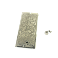 Singer 99 99K Sewing Machine Scroll Faceplate Side Face Plate in Nickel Simanco 33663 - The Old Singer Shop