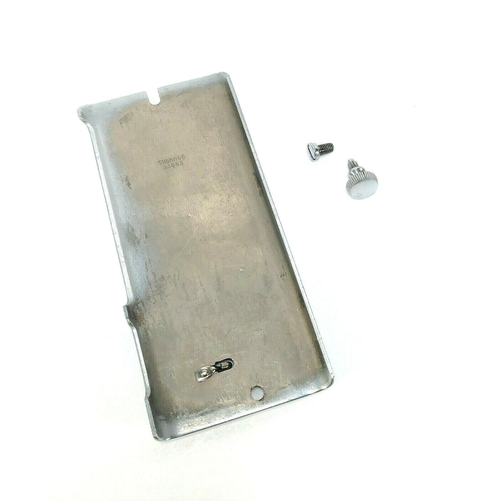 Singer 99 99K Sewing Machine Scroll Faceplate Side Face Plate in Chrome Simanco 33663 - The Old Singer Shop