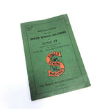 Singer Class 17 Industrial Sewing Machine Instruction Manual Vintage Original 1935 - The Old Singer Shop
