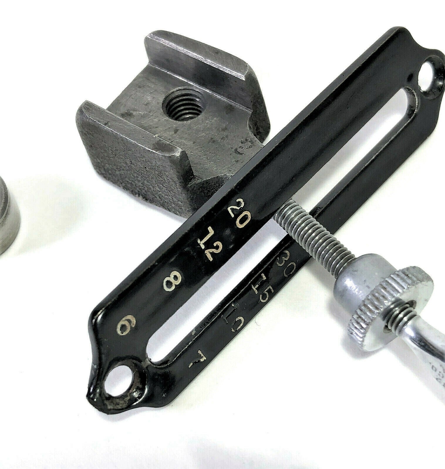 Rare Singer 221 Featherweight Sewing Machine Blackside Stitch Length Regulator Assembly - The Old Singer Shop