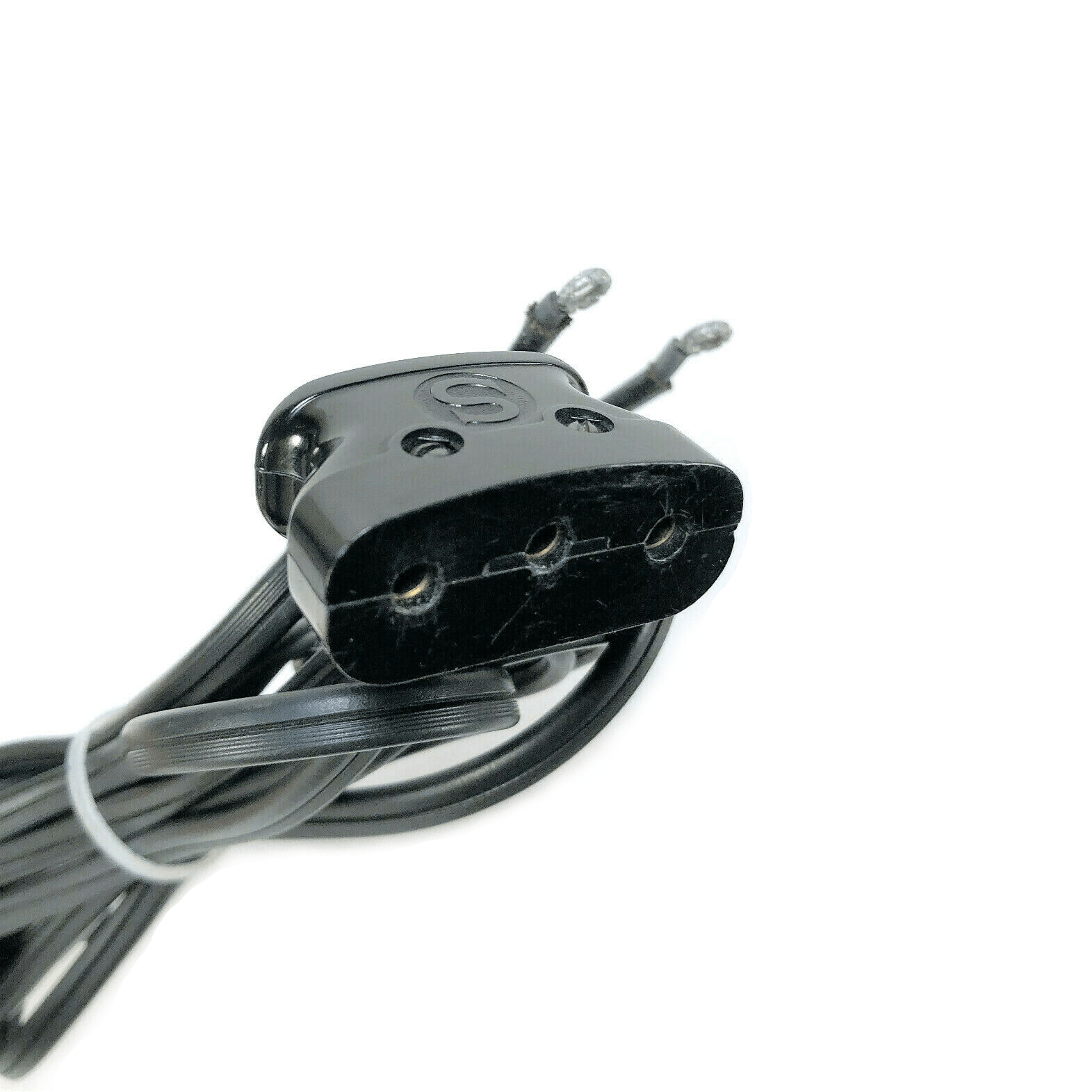 Original Singer Double Lead Pedal Power Cord with Bakelite Plug 221 222K Featherweight 15 99 66 - The Old Singer Shop