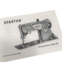 Singer Model 327 Spartan Sewing Machine Instruction Manual Vintage Original - The Old Singer Shop