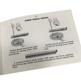 Singer Model 327 Spartan Sewing Machine Instruction Manual Vintage Original - The Old Singer Shop