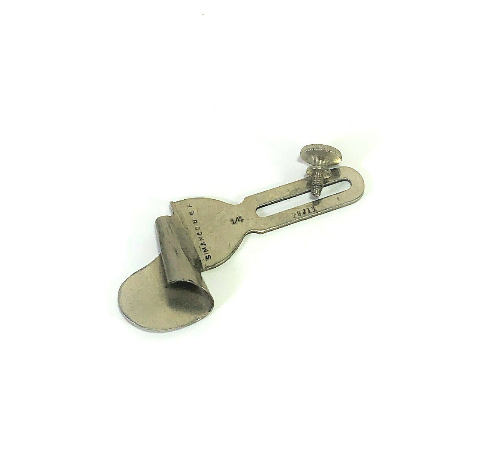 Singer Sewing Machine 1/4" Hemmer Attachment on Shank Simanco 28711 - The Old Singer Shop