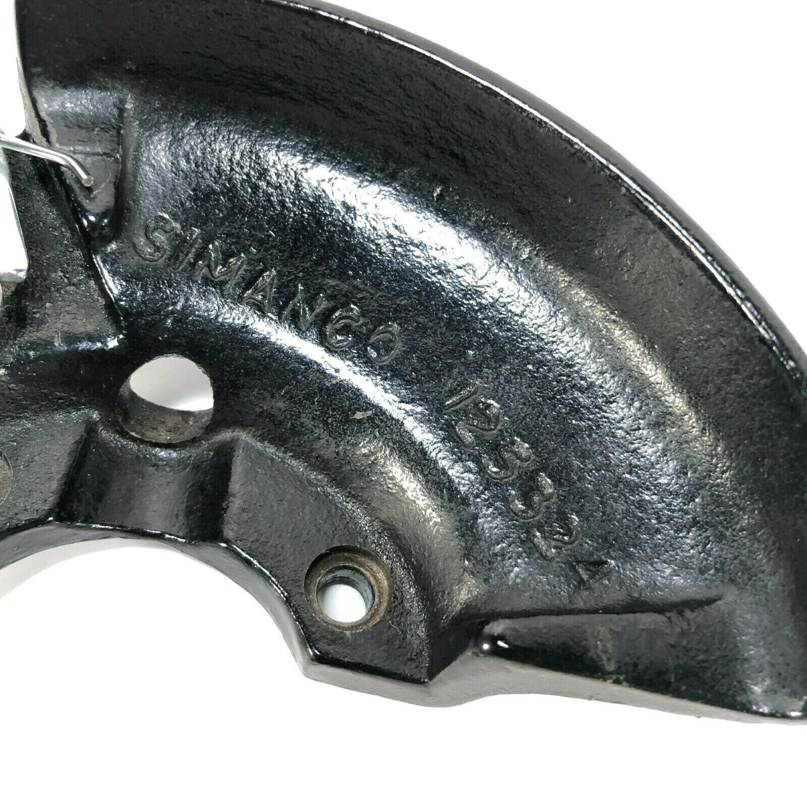 Singer 15K Bobbin Winder Assembly and Belt Guard w RAF Decal Chrome Simanco 15 - 96 - The Old Singer Shop