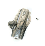 Early Singer 15 Sewing Machine Floral Face Plate and Tension Assembly Simanco 15406 - The Old Singer Shop