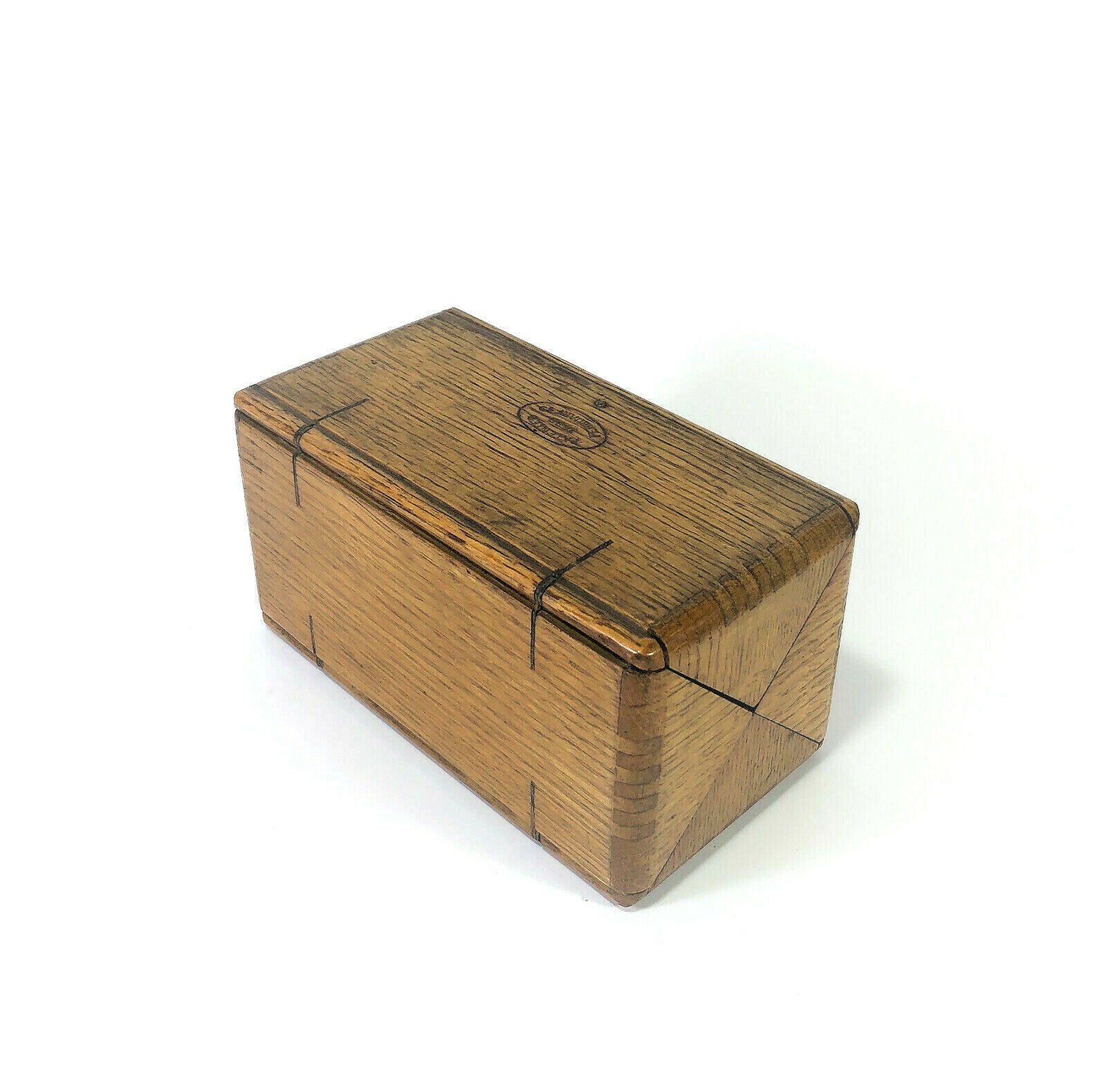 1889 Singer Sewing Machine Model 15 Oak Puzzle Box AS IS for
