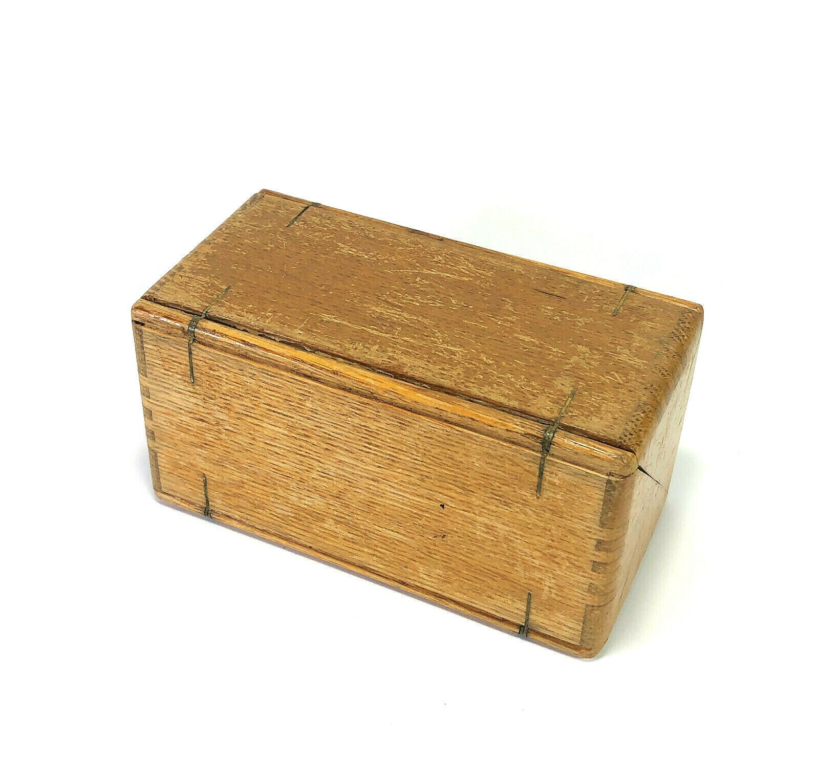 1889 Singer Sewing Machine Oak Puzzle Box AS IS for Project No Attachments - The Old Singer Shop