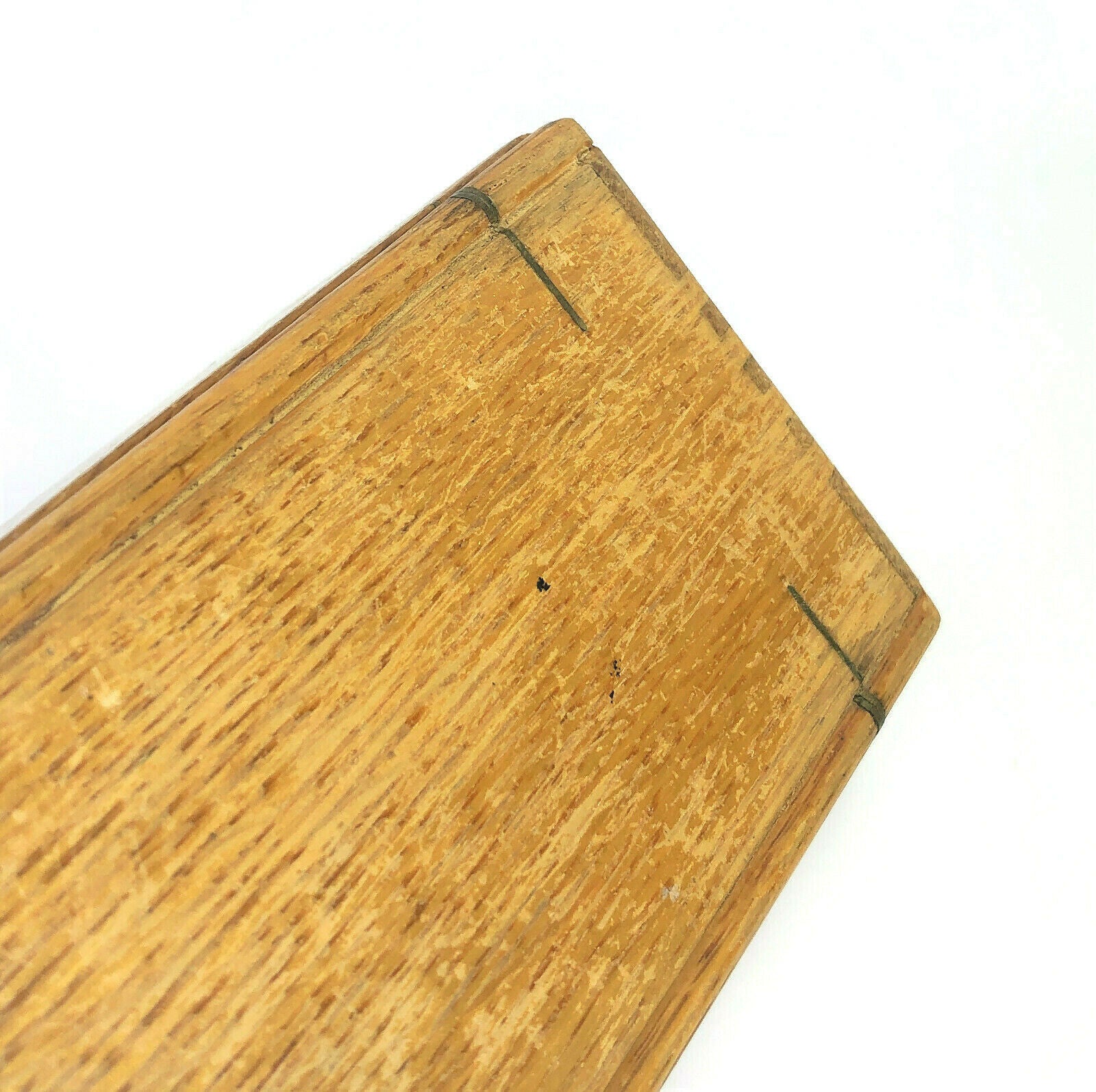 1889 Singer Sewing Machine Oak Puzzle Box AS IS for Project No Attachments - The Old Singer Shop