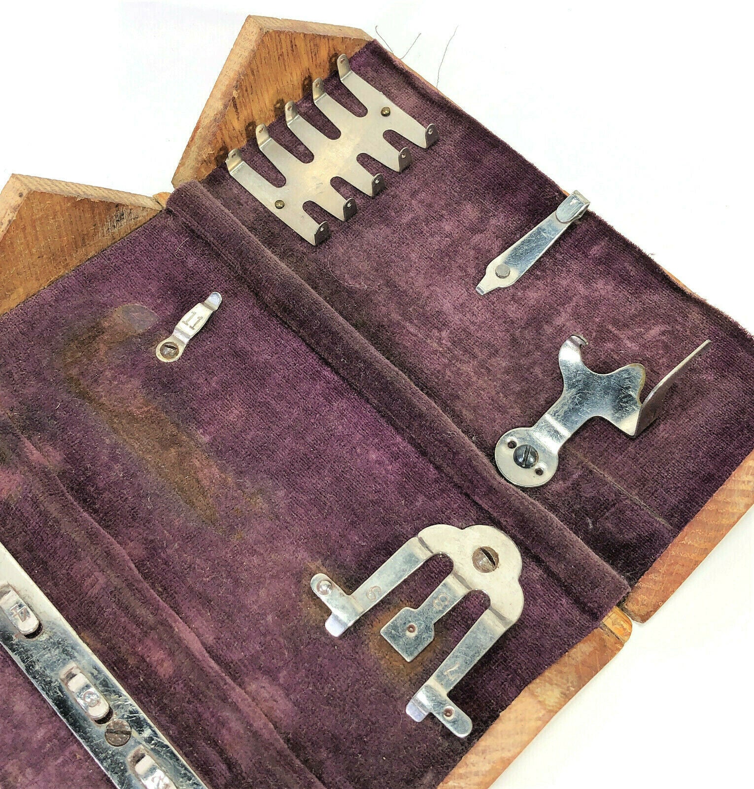 1889 Singer Sewing Machine Oak Puzzle Box AS IS for Project No Attachments - The Old Singer Shop