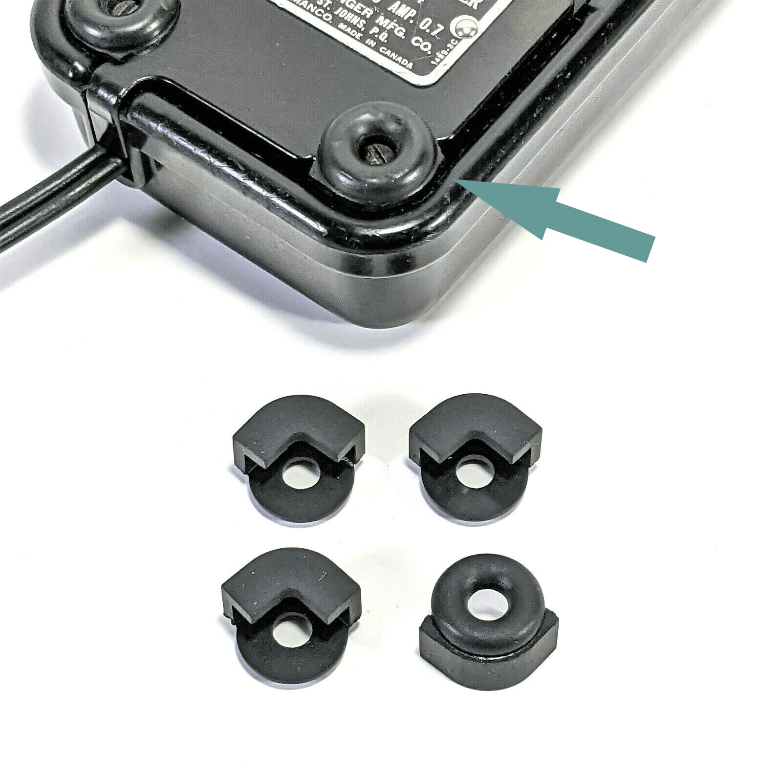 Singer Sewing Machine Bakelite Pedal Contoller Cushions Rubber Feet Set of 4 - The Old Singer Shop