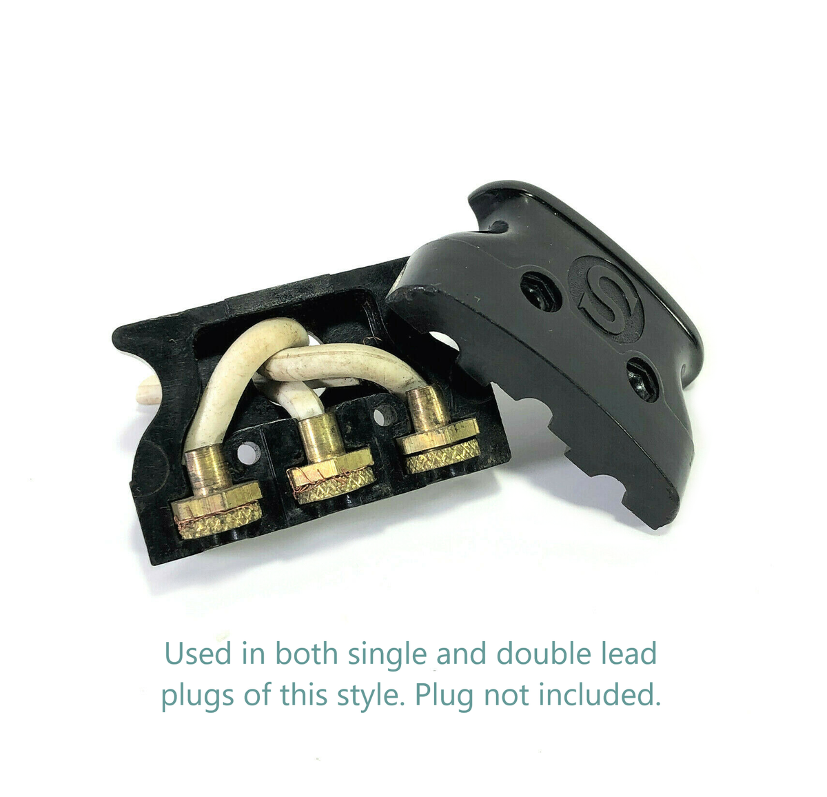 Singer Sewing Machine Bakelite 3 Prong Plug Brass Connectors Lot of 3 ...