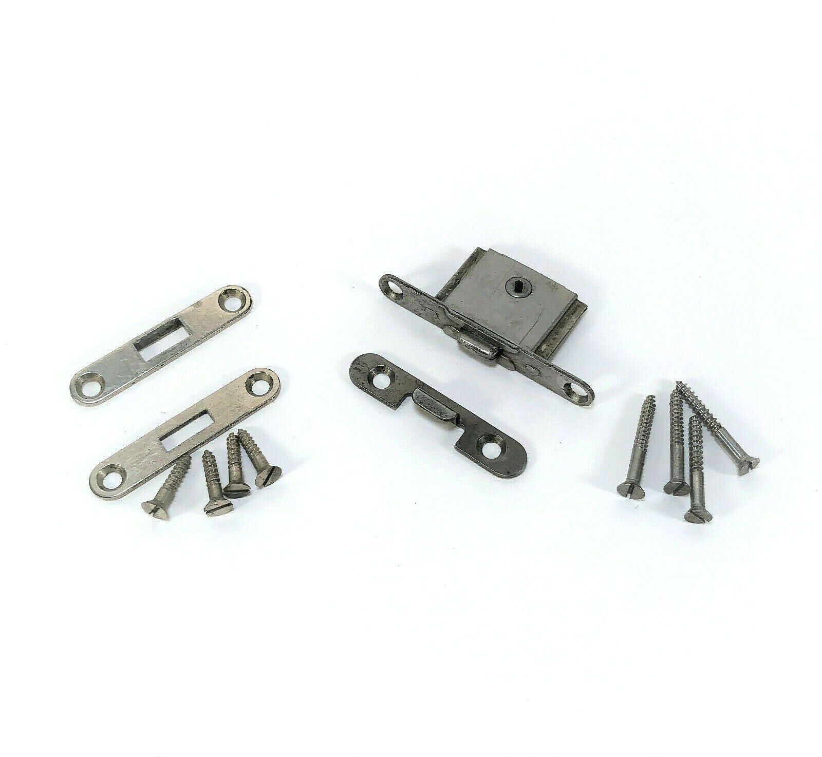 Singer Sewing Machine Bentwood Case Lock and Latch Plate Set Simanco - The Old Singer Shop