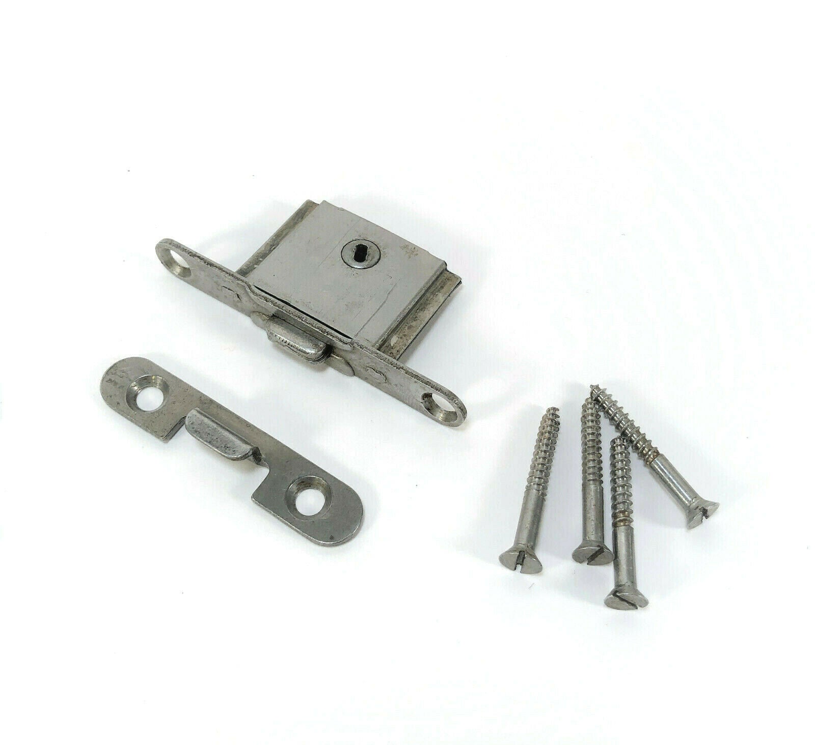 Singer Sewing Machine Bentwood Case Lock and Latch Plate Set Simanco - The Old Singer Shop