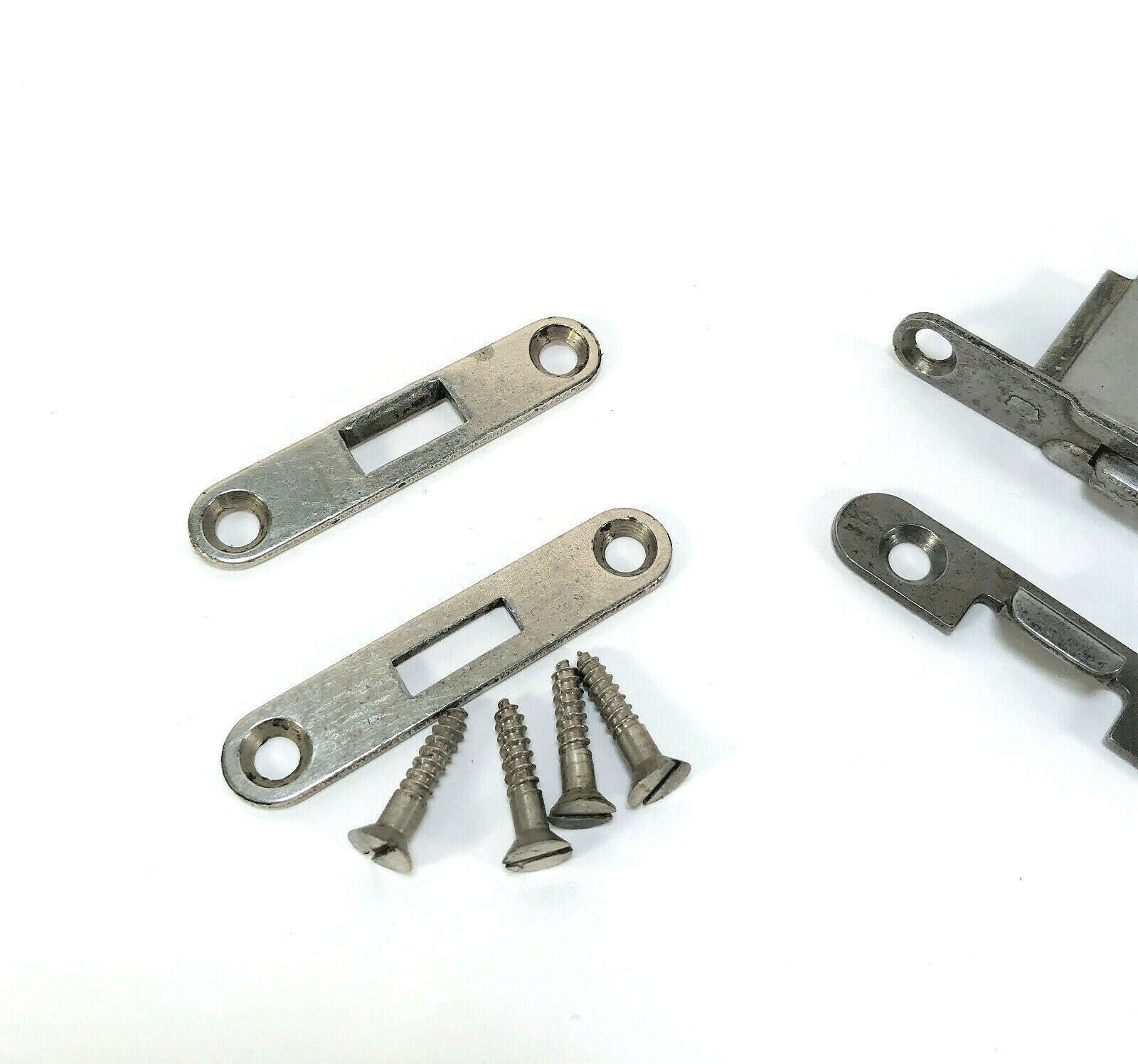Singer Sewing Machine Bentwood Case Lock and Latch Plate Set Simanco - The Old Singer Shop