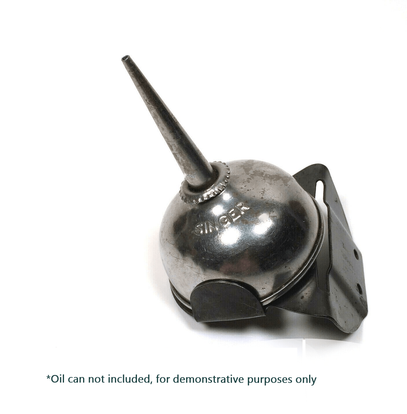 Singer Sewing Machine Bentwood Case Cabinet Oil Can Holder Bracket Simanco 124354 - The Old Singer Shop