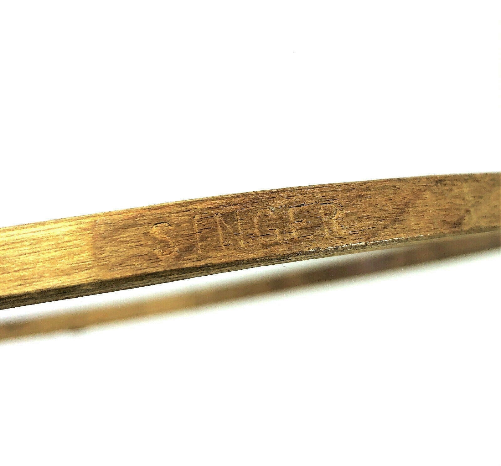 Rare Singer Sewing Machine 8" Wooden Birch Embroidery Darning Hoop Simanco 96426 - The Old Singer Shop