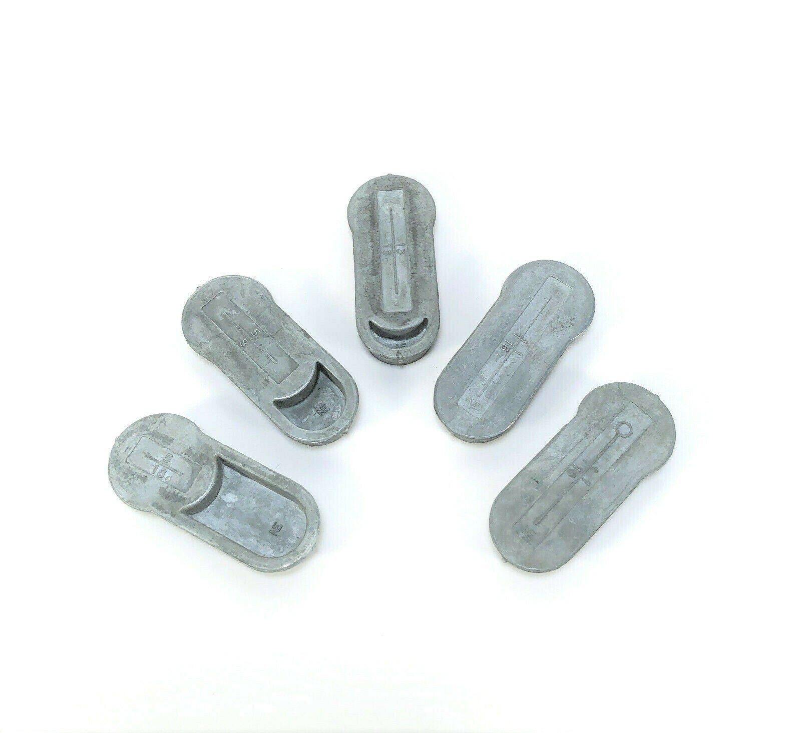 Singer Sewing Machine Buttonholer Attachment Templates Original Set of 5 Simanco - The Old Singer Shop