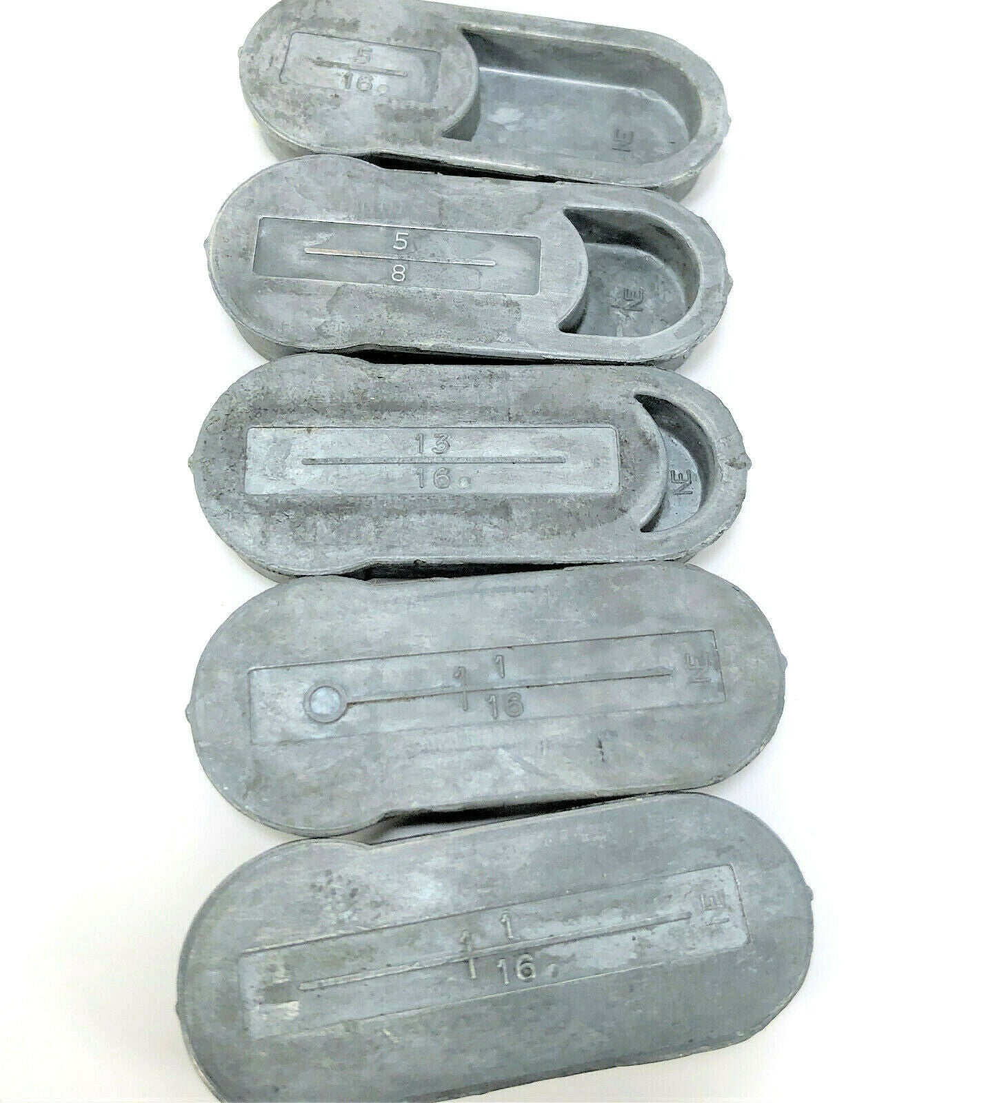 Singer Sewing Machine Buttonholer Attachment Templates Original Set of 5 Simanco - The Old Singer Shop