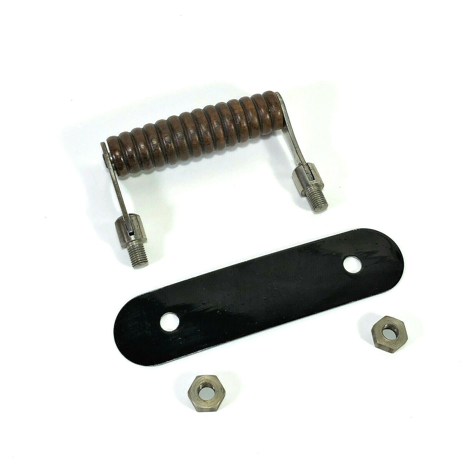 Singer Sewing Machine Early Bentwood Case Ribbed Wood Handle Simanco - The Old Singer Shop