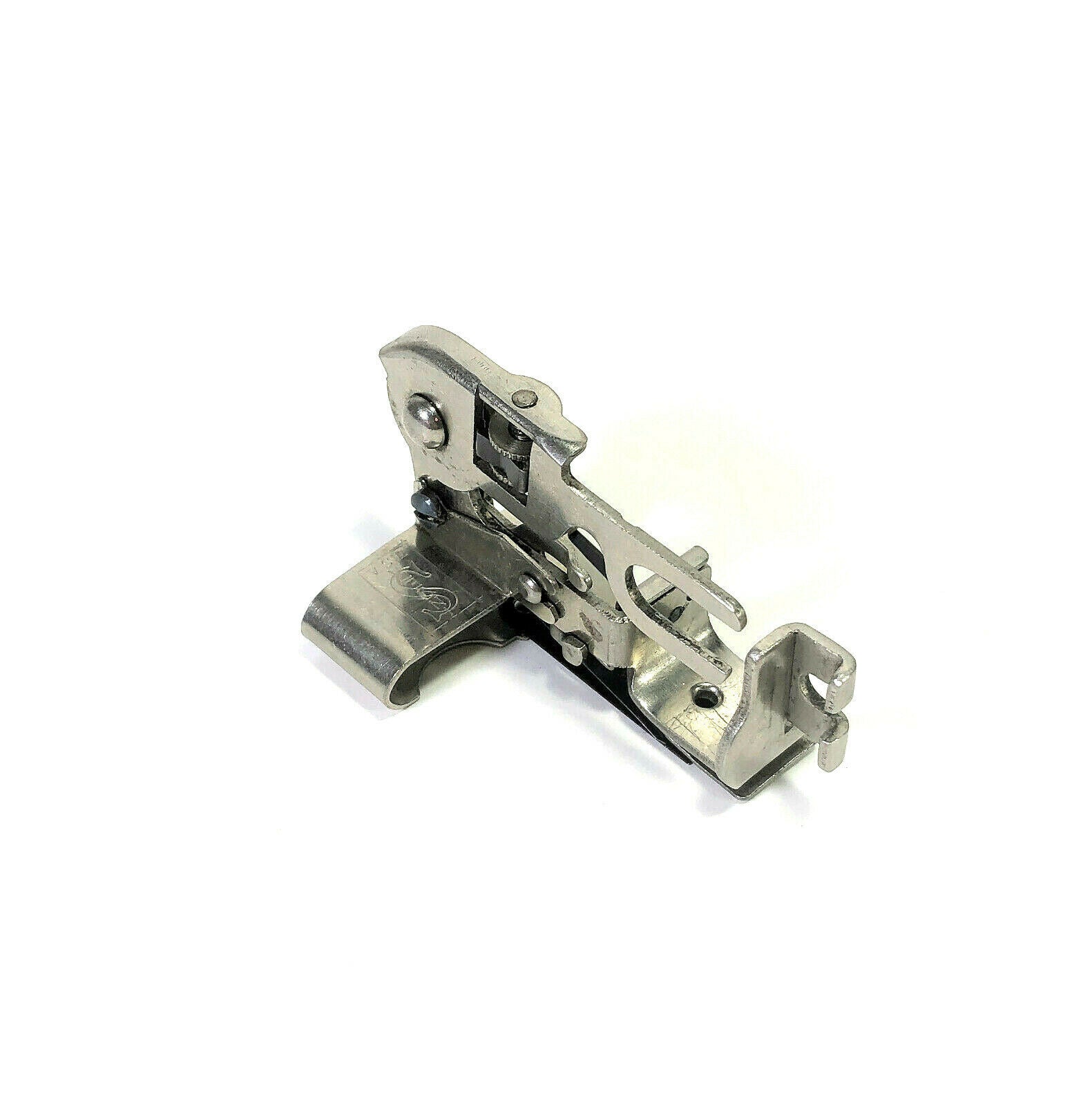 Early Singer Sewing Machine Low Shank Ruffler Foot Simanco 26156 Puzzle Box - The Old Singer Shop