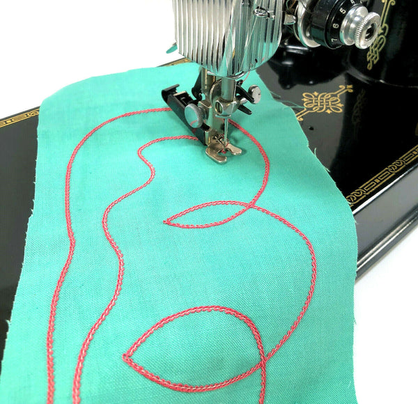 Singer Sewing Machine Single Thread Embroidery Attachment Simanco 26538 ...