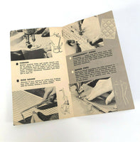 Singer Fashion Aids for Smart Finishes Advertising Brochure Pamphlet 1948 - The Old Singer Shop