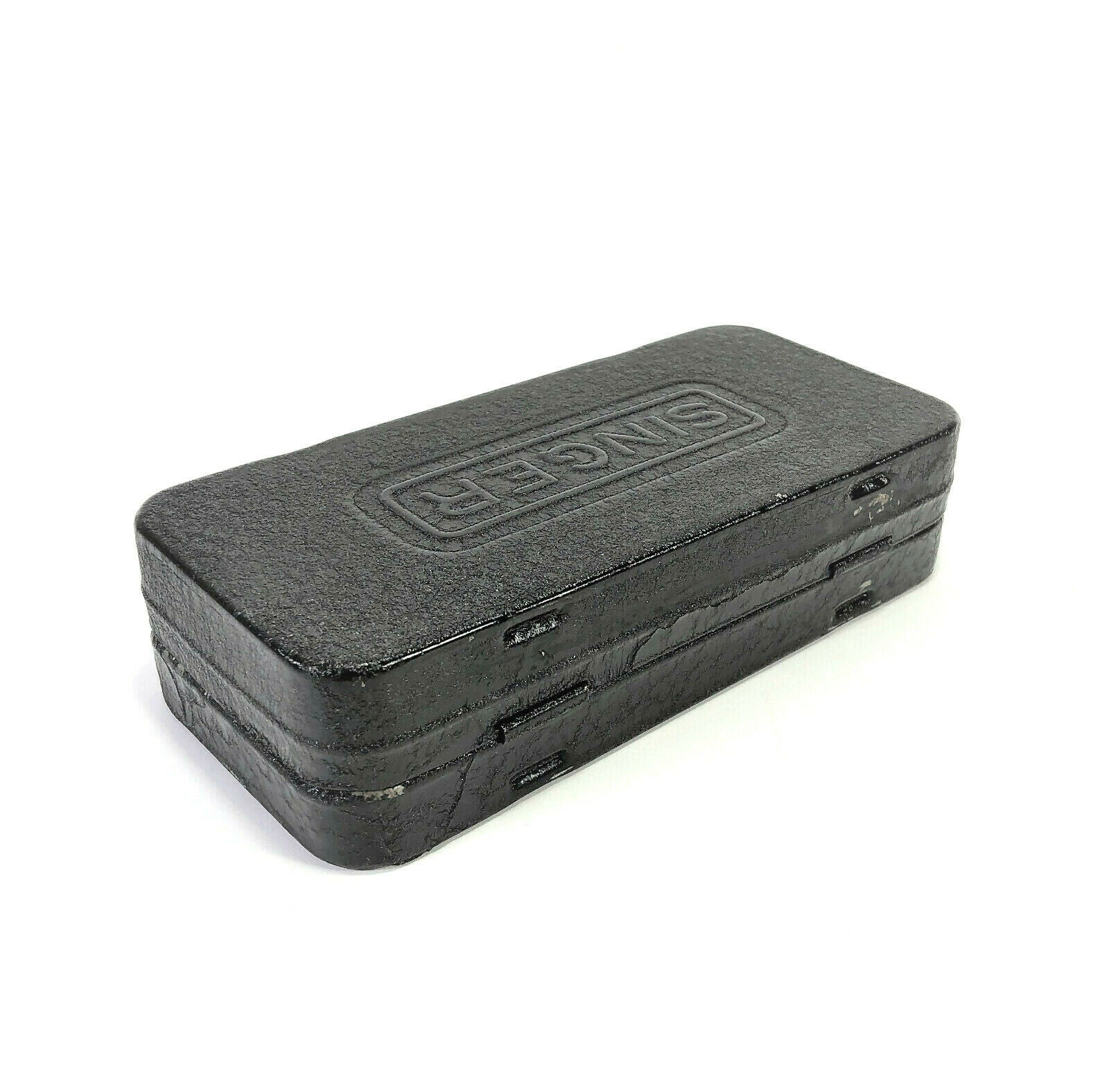 Singer Sewing Machine Crinkle Godzilla Attachment Accessory Case Vintage - The Old Singer Shop