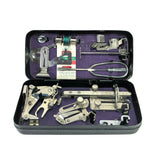 Singer Sewing Machine Godzilla Attachment Set Low Shank Feet and Accessories in Crinkle Case - The Old Singer Shop