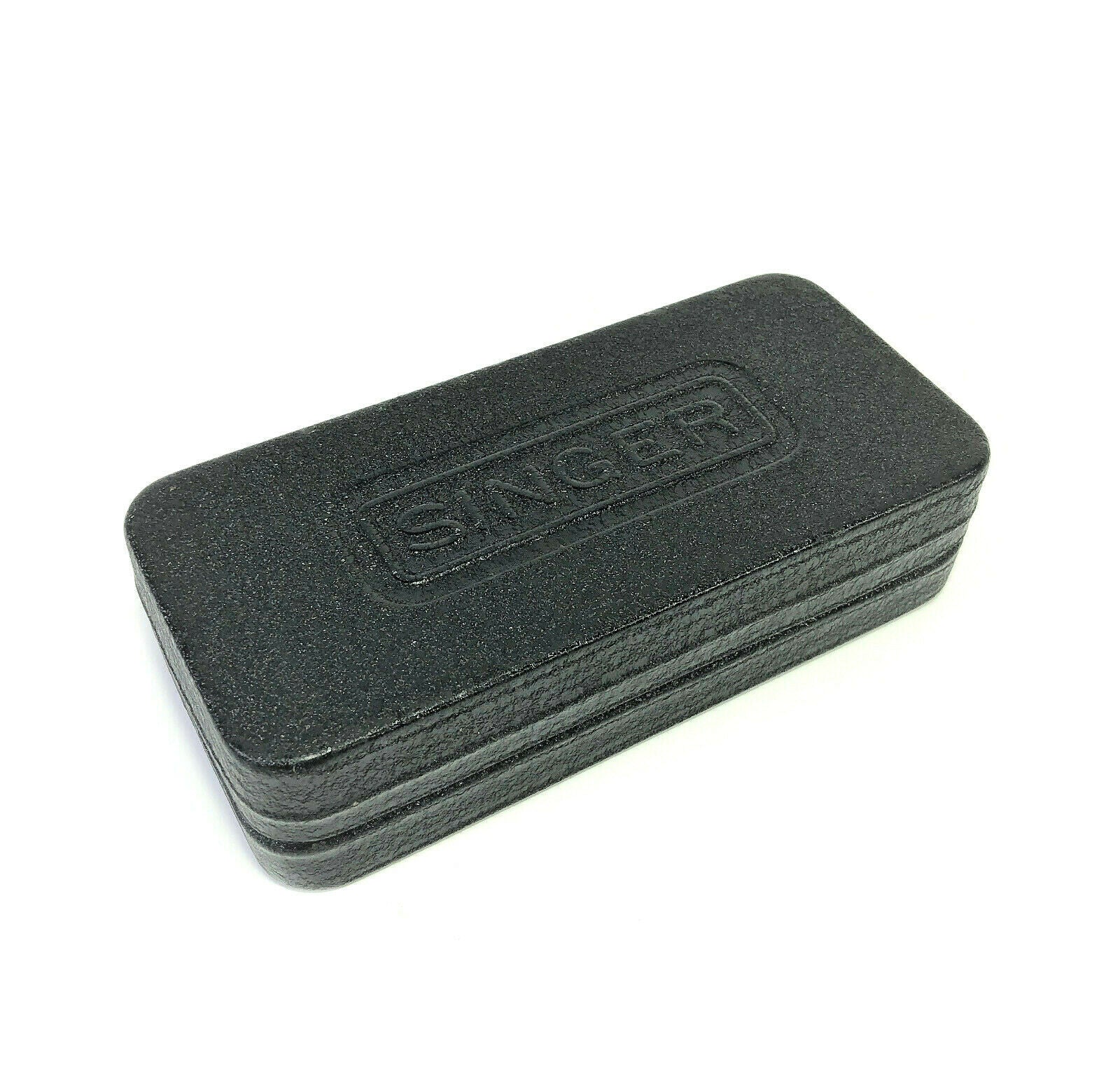 Singer Sewing Machine Godzilla Attachment Set Low Shank Feet and Accessories in Crinkle Case - The Old Singer Shop