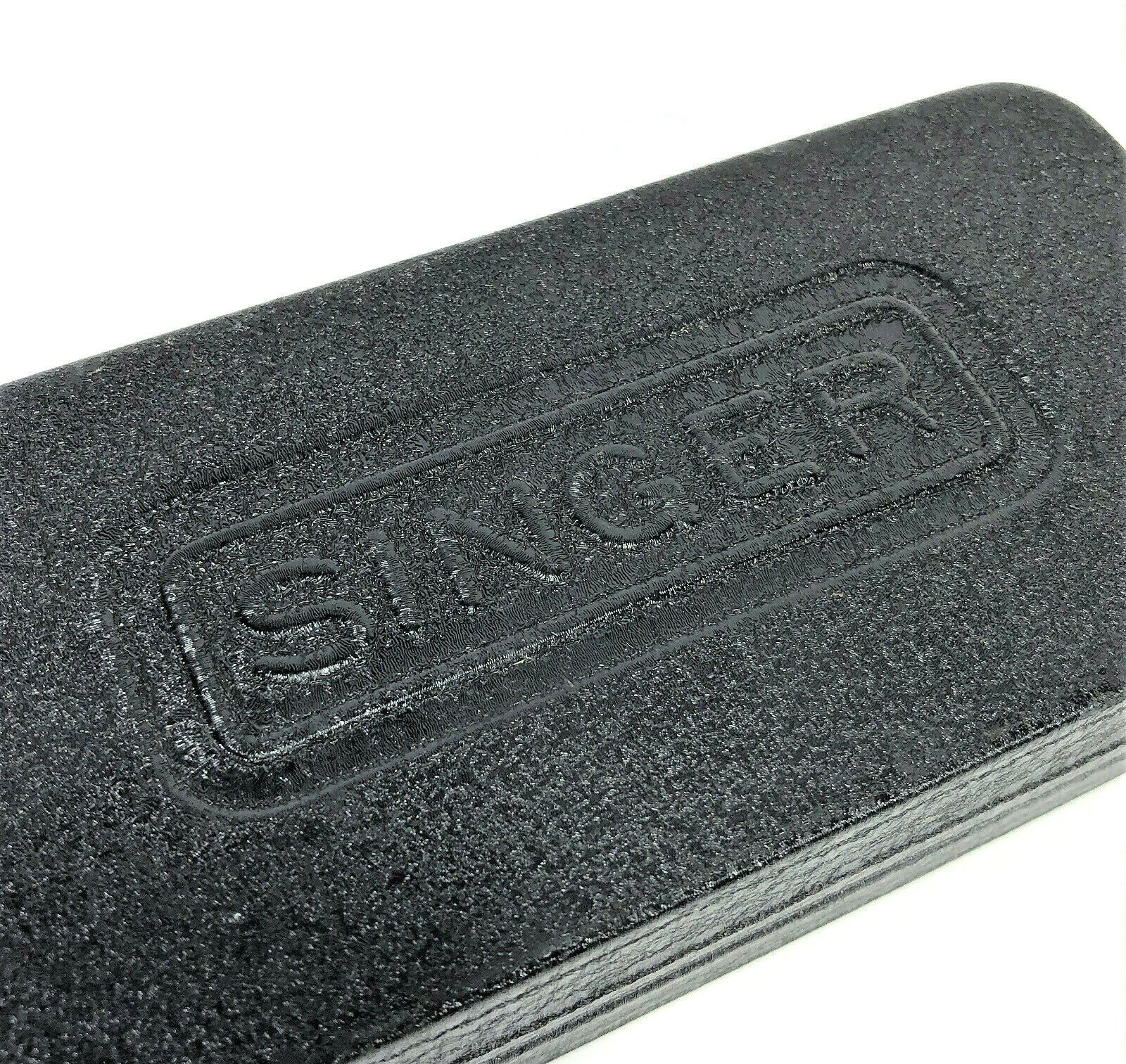 Singer Sewing Machine Godzilla Attachment Set Low Shank Feet and Accessories in Crinkle Case - The Old Singer Shop