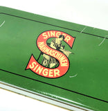 Vintage German Singer 66 Sewing Machine Green Tin Attachment Accessory Case Original - The Old Singer Shop