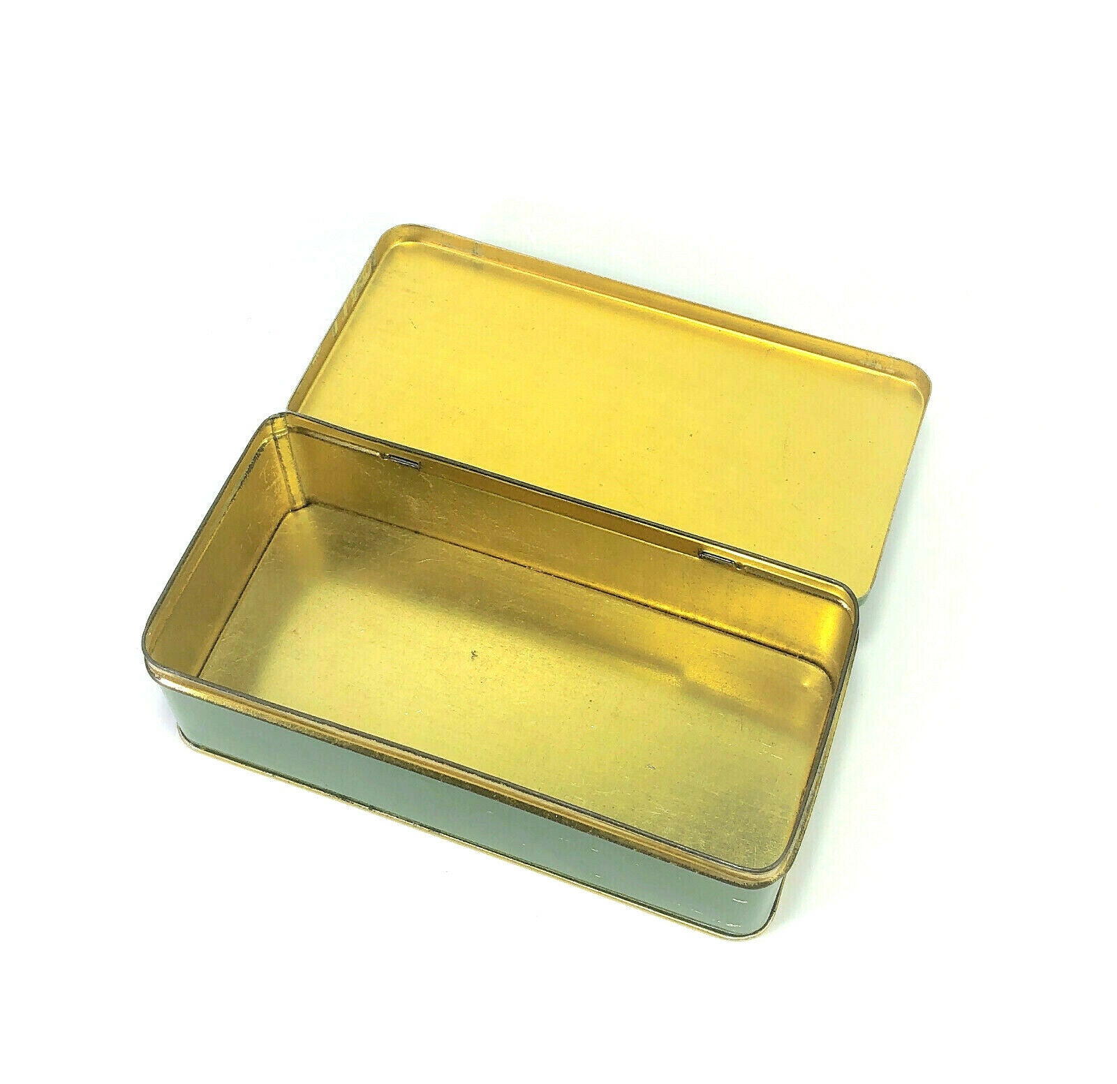 Vintage German Singer 66 Sewing Machine Green Tin Attachment Accessory Case Original - The Old Singer Shop
