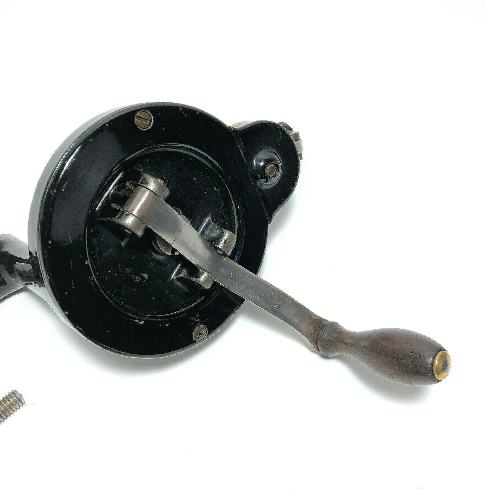 Vintage Singer Sewing Machine Hand Crank Attachment Rococo Decal Original Genuine Simanco - The Old Singer Shop