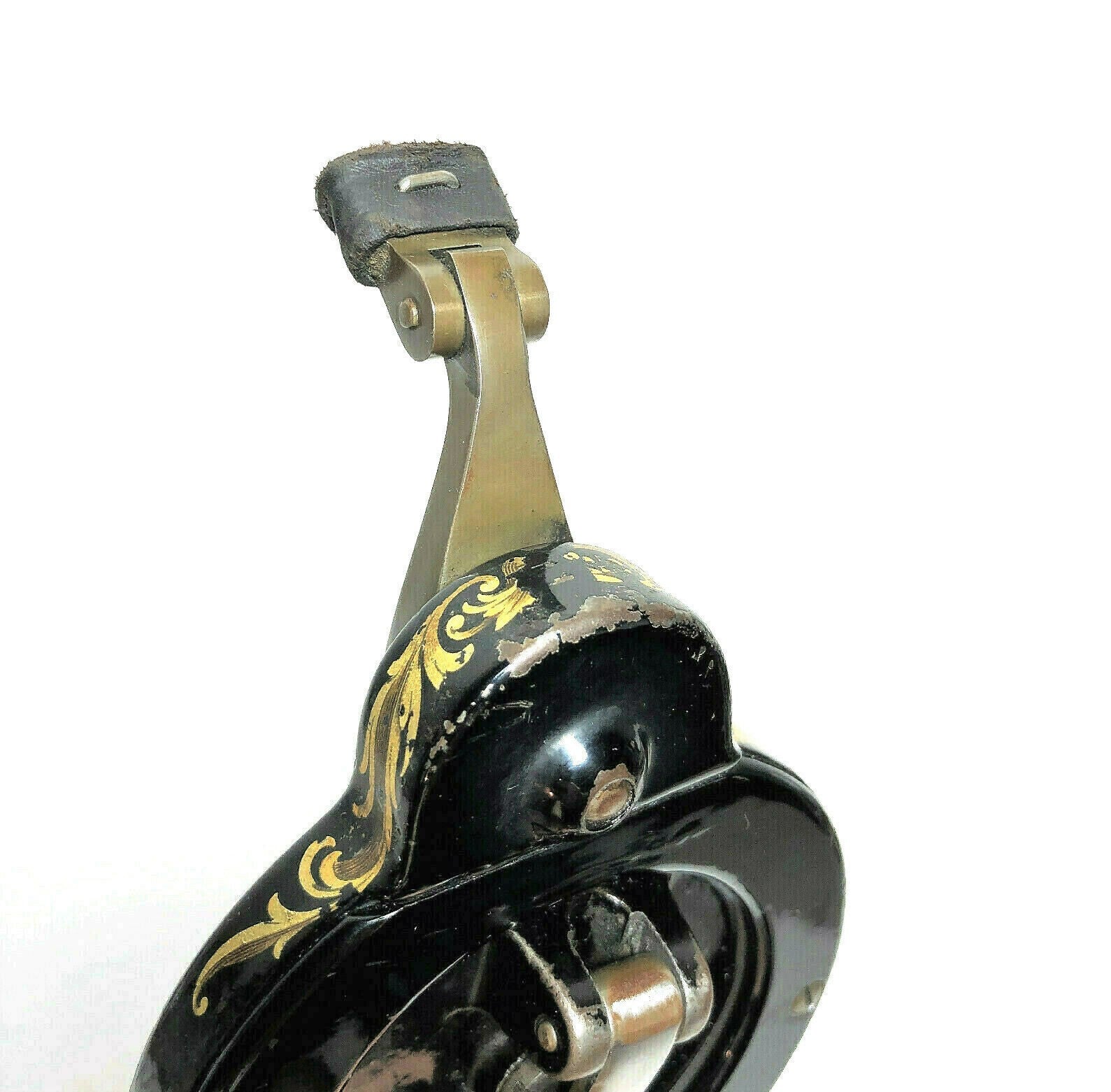 Vintage Singer Sewing Machine Hand Crank Attachment Rococo Decal Original Genuine Simanco - The Old Singer Shop
