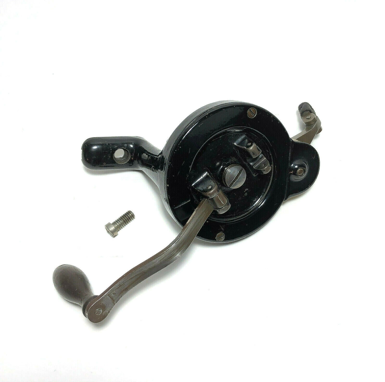 Vintage Singer Sewing Machine Hand Crank Attachment Rococo Decal Original Genuine Simanco - The Old Singer Shop