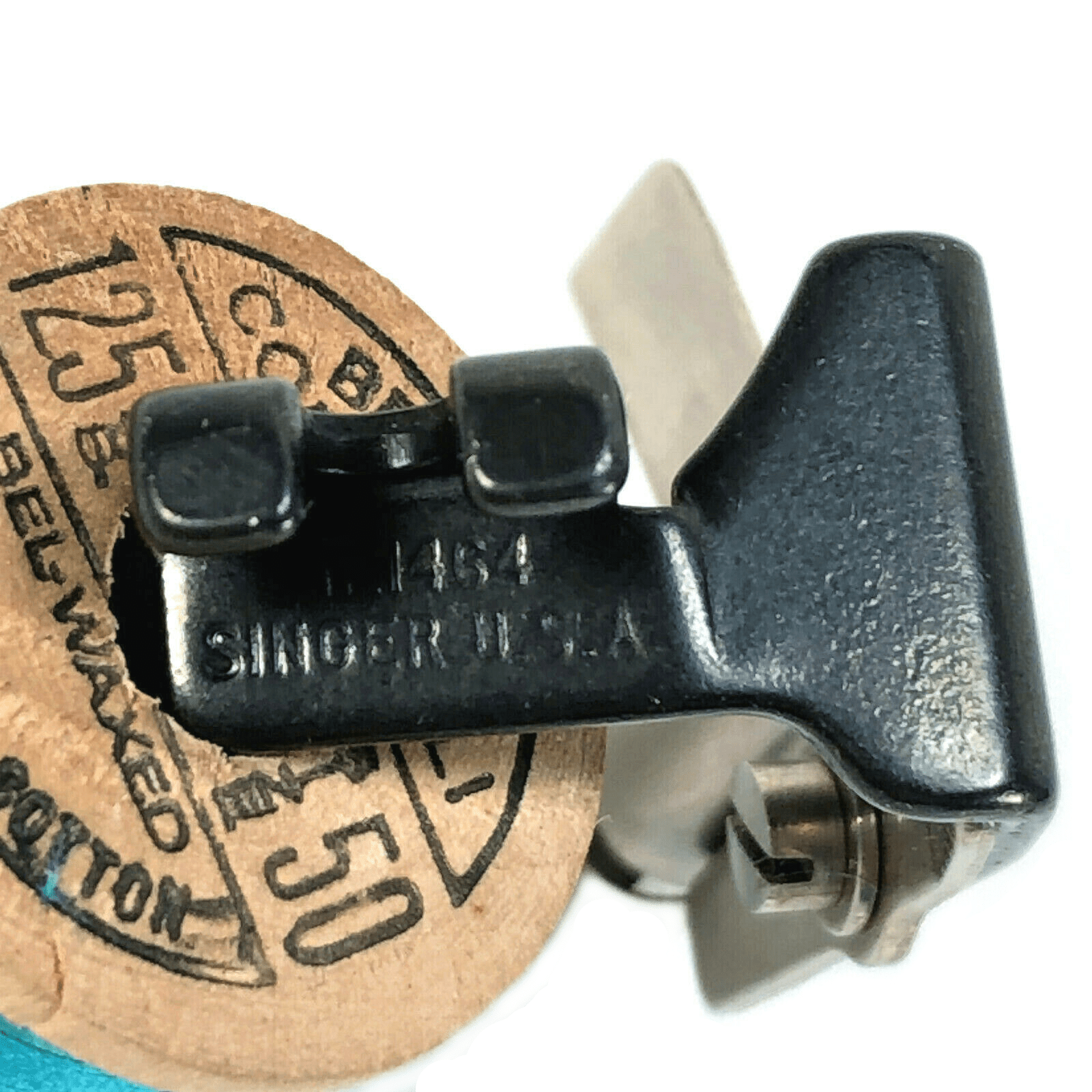 Singer Sewing Machine Blackside Low Shank Bias Binder Binding Foot Simanco 121464 B - The Old Singer Shop
