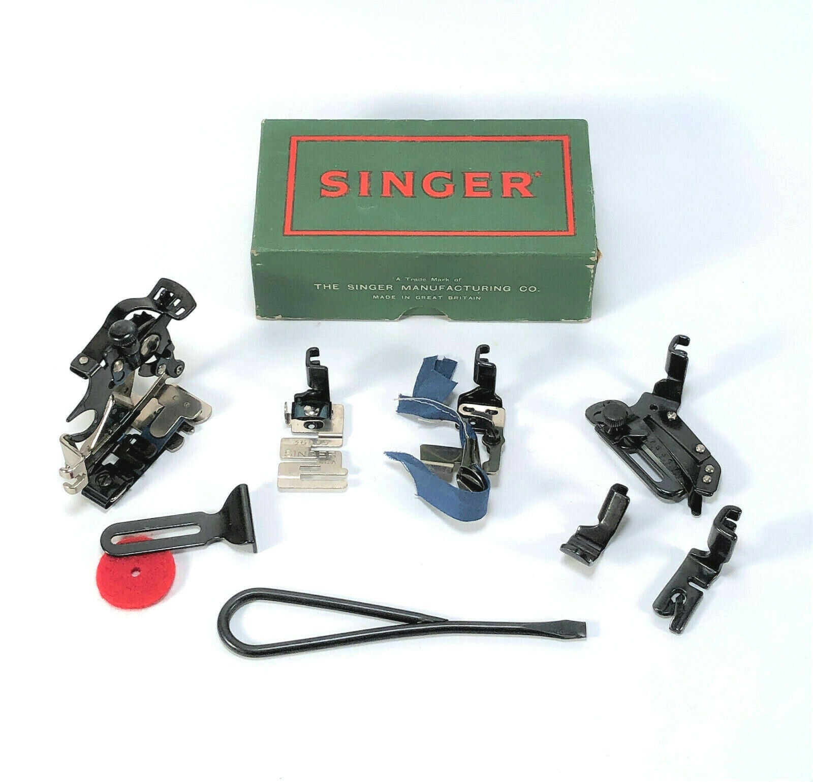 Singer Blackside Low Shank Sewing Machine Presser Feet Attachment Set Simanco - The Old Singer Shop